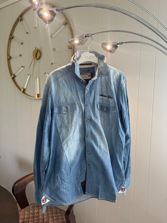 Camp david denim skjorte